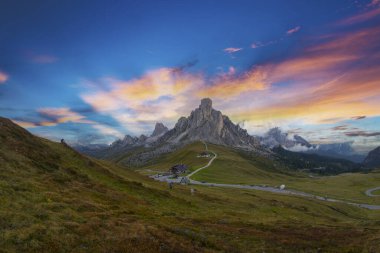 Giau pass, Dolomites, Italy, Europe clipart