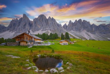 Geisleralm Rifugio Odle Dolomites İtalya