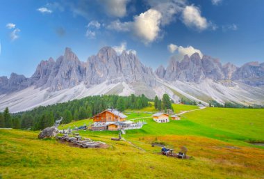 Geisleralm Rifugio Odle Dolomites İtalya