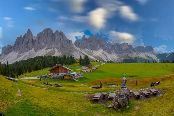 Geisleralm Rifugio Odle Dolomites İtalya