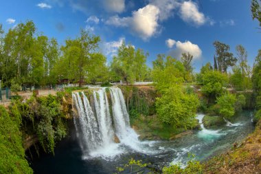 Antalya Dden şelalesinin olağanüstü doğa manzarası