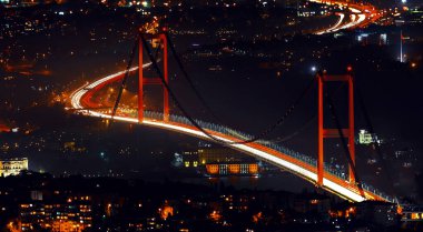 15 Temmuz Şehitler Köprüsü farklı estetik açılardan çekildi.