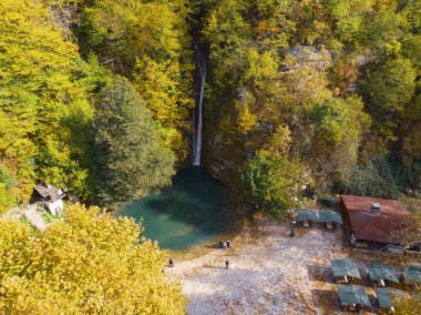 Waterfall. Tatlica waterfalls, Erfelek, Sinop, Turkey clipart