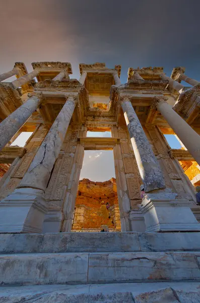 Ruinas Antiguas Éfeso Turquía Antecedentes Arqueológicos — Foto de Stock