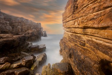 Barganli, Kocaeli 'de uzun pozlama ve gün batımı fotoğrafları.