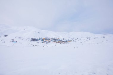 Erzincan Dağlarında Kış Sezonu Drone Fotoğrafı, Kemah Erzincan, Türkiye (Türkiye))