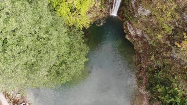 エルフェレク滝 ハイキングエリア スノープ トルコ — ストック動画