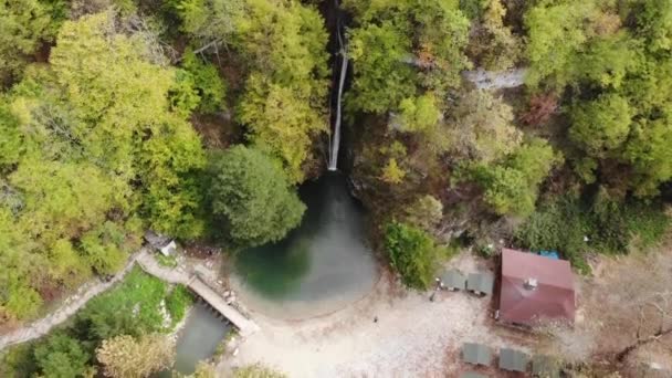 Erfelek Vattenfall Vandringsområde Sinop Turkiet — Stockvideo