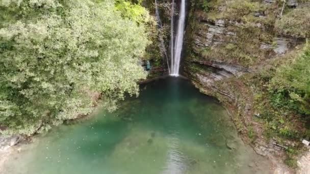 Cachoeiras Erfelek Área Caminhadas Sinop Turquia — Vídeo de Stock