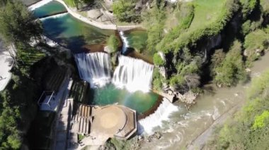 Pliva şelale, Jajce, Bosna Hersek