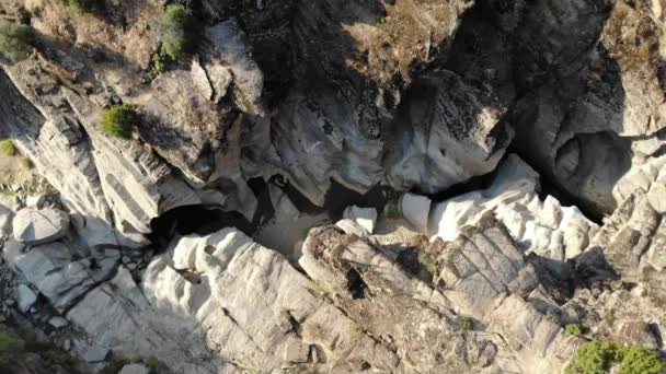 Kanion Parku Naturalnego Tasyaran Valley — Wideo stockowe