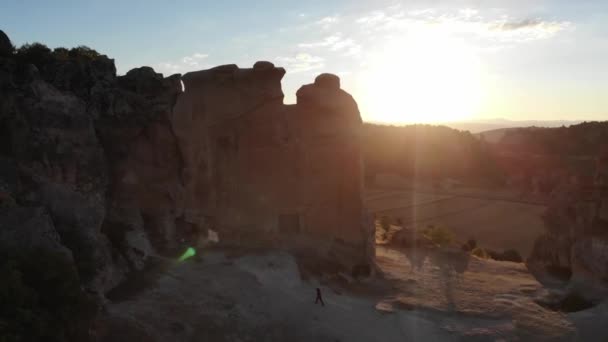 Phrygia Yazilikaya Und Die Höhlenhäuser Der Antiken Stadt Midas Eskisehir — Stockvideo