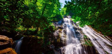 Guzeldere şelalesi, Duzce, Türkiye.