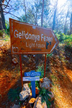 Gelidonya Deniz Feneri Lycian Yolu, Antalya, Türkiye