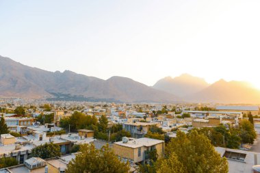 İran, Kermanşah 'ın ufuk çizgisi görünümü