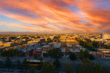 İran, Kermanşah 'ın ufuk çizgisi görünümü