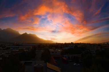 İran, Kermanşah 'ın ufuk çizgisi görünümü