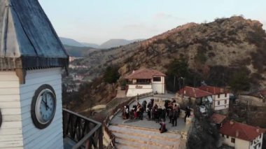 Gynk Saat Kulesi ve Goynuk Şehir Merkezi İHA Videosu, Goynuk Bolu, Türkiye (Türkiye))