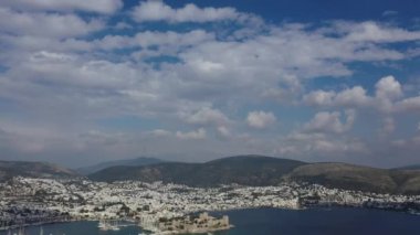Bodrum antik kalesi Bodrum marinası ile 