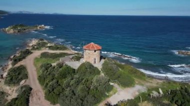 Bodrum Adabuku Körfezi ve yel değirmeni