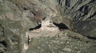Devil Castle (Seytan Kalesi), also known as Cildiran Castle and Kal-I Devil, escape, demon fortress is also passed, Ardahan nearby Kars, Turkey