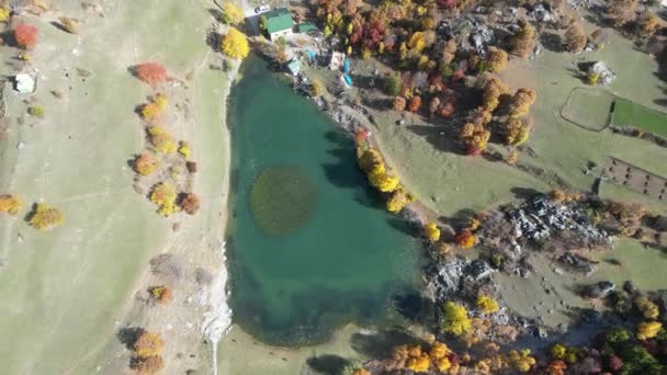 Bazgiret Pueblo Minero Lago Metraje De Stock