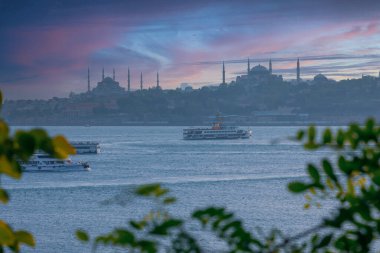 İstanbul tarihi yarımadasının tarihi görünümü.