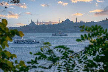 İstanbul tarihi yarımadasının tarihi görünümü.