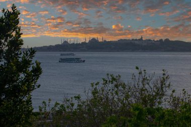 İstanbul tarihi yarımadasının tarihi görünümü.