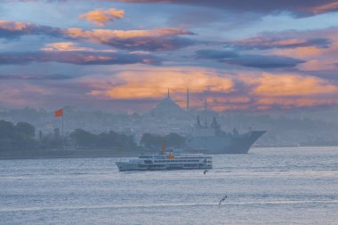 İstanbul tarihi yarımadasının tarihi görünümü.