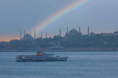 İstanbul tarihi yarımadasının tarihi görünümü.