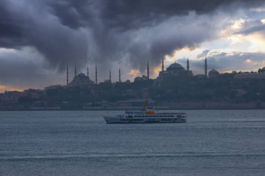 İstanbul tarihi yarımadasının tarihi görünümü.