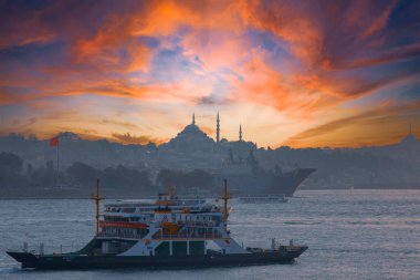 İstanbul tarihi yarımadasının tarihi görünümü.