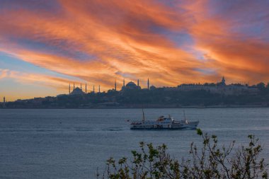 İstanbul tarihi yarımadasının tarihi görünümü.