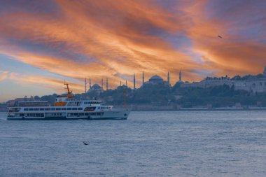 İstanbul tarihi yarımadasının tarihi görünümü.