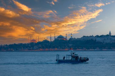 İstanbul tarihi yarımadasının tarihi görünümü.