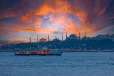 İstanbul tarihi yarımadasının tarihi görünümü.