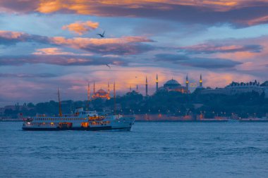 İstanbul tarihi yarımadasının tarihi görünümü.