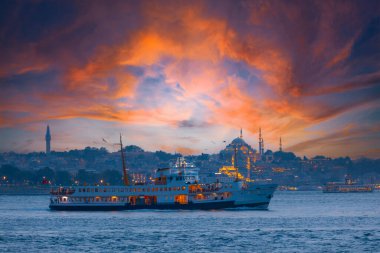 İstanbul tarihi yarımadasının tarihi görünümü.