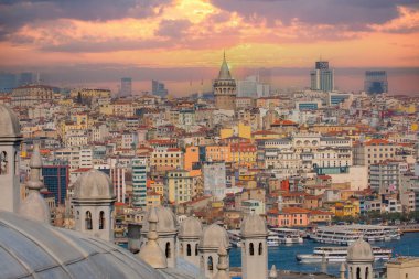 Galata Kulesi manzarası, İstanbul