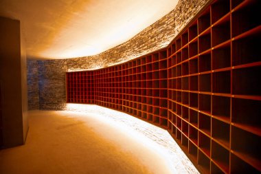 Ünlü Sancaklar Camii Camii 'nin iç manzarası.