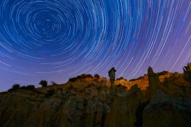 Kula perisi bacaları gece astrofotoğrafçılığı