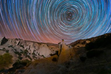 Kula perisi bacaları gece astrofotoğrafçılığı