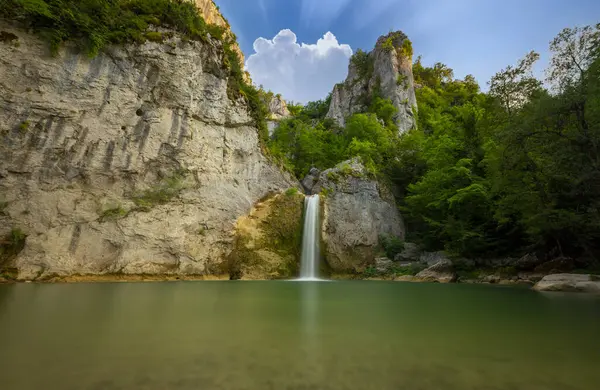 Iiica Waterfall Kure Mountains National Park Turkey Fotos De Bancos De Imagens