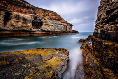 Kerpe offers untouched beauties as it is a natural harbor that has protected itself for centuries. EagleRocks are one of the beauties that Kerpe offers clipart
