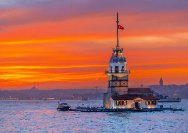 Bakire Kulesi, Boğaz, Marmara Denizi, İstanbul, Türkiye