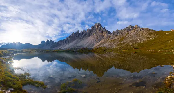 stock image Paterno mountain, Dolomites, Trentino Alto Adige, Italy