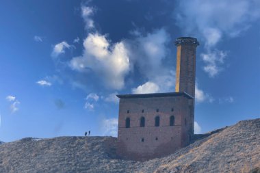 Manuchihr Camii pazardan, Ani Arkeoloji sahasından, Kars, Türkiye, Küçük Asya, Asya