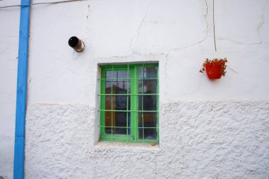 Eskisehir 'deki eski renkli Odunpazari evleri.