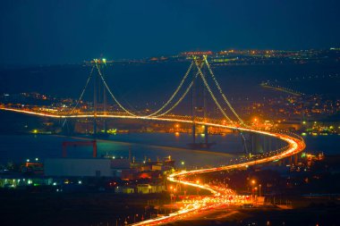 Osmangazi Köprüsü (İzmit Körfezi Köprüsü). İZMİT, KOCAELI, TURKEY